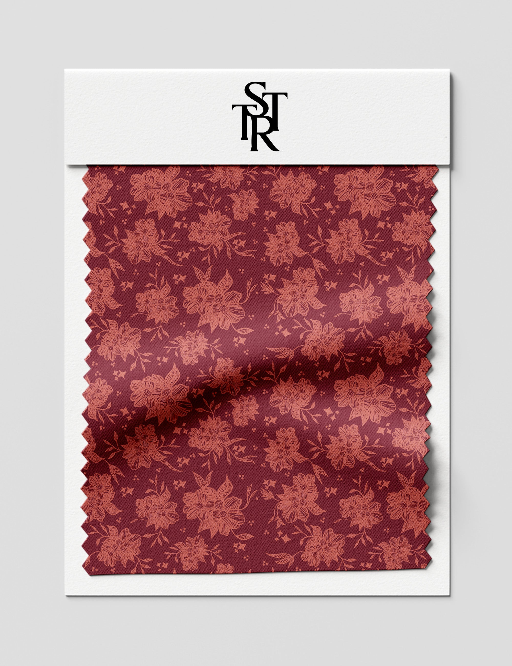 Burgundy Vintage Floral